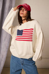 American flag Long-sleeved Top