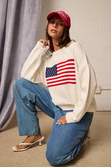 American flag Long-sleeved Top