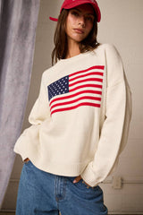 American flag Long-sleeved Top