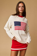 American flag Long-sleeved Top
