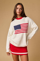 American flag Long-sleeved Top