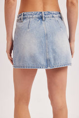 LOW RISE DENIM SKORT
