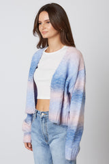 Multi-Colored Knitted Cardigan