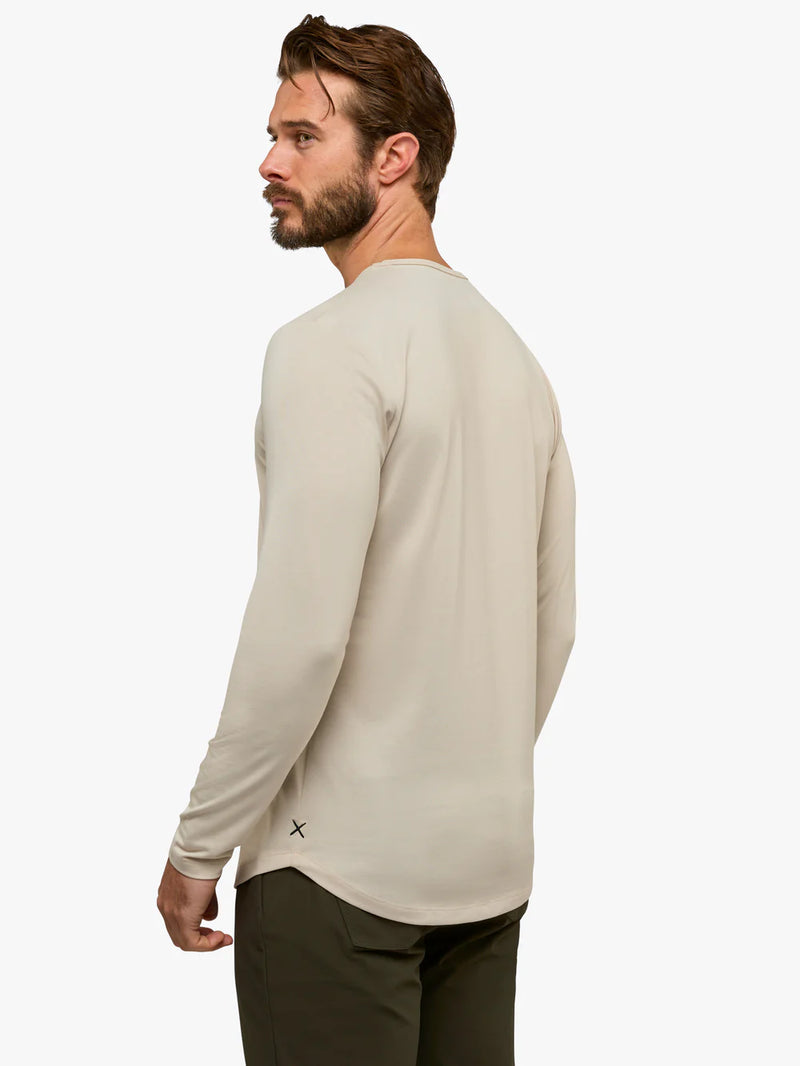 AO Long Sleeve Curve-Hem Tee