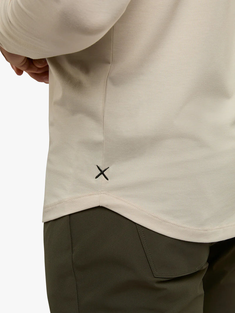 AO Long Sleeve Curve-Hem Tee