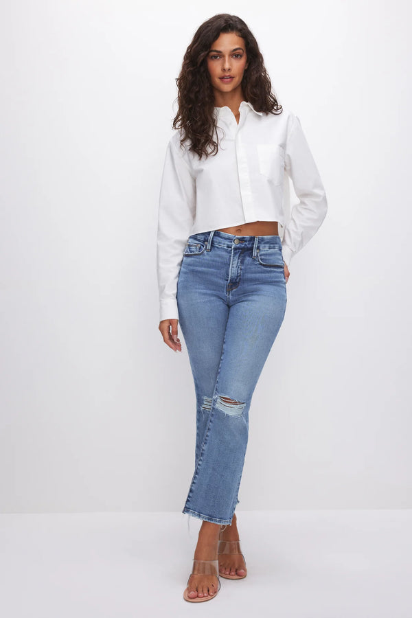 Soft-Tech Good Legs Cropped Mini Boot Jeans