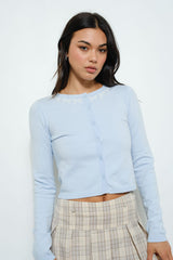 Bow Embroidery Cardigan