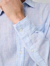 Linen Laguna Shirt - Summer Classic Stripe