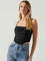 Janet Ruched Corset Top