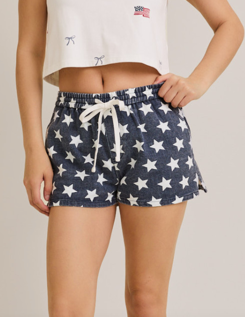 Star Print Shorts