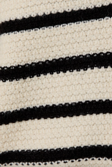 V-Neck Long Sleeve Button Up Stripe Sweater Cardigan