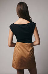 Boat Neck Sleeveless Bodysuit