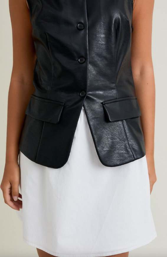 Sleeveless Round Neck Contrast Skirt Mini Dress