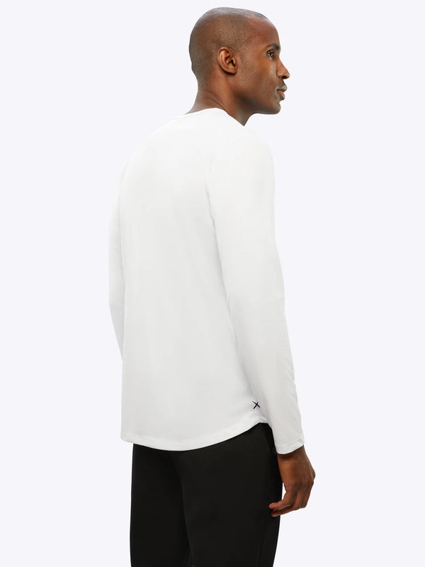 AO LS Henley Curve-Hem