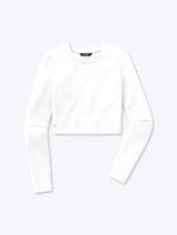 Long Sleeve Tomboy Tee Cropped