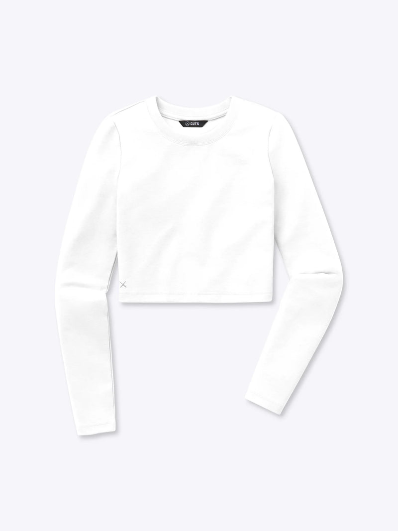 Long Sleeve Tomboy Tee Cropped