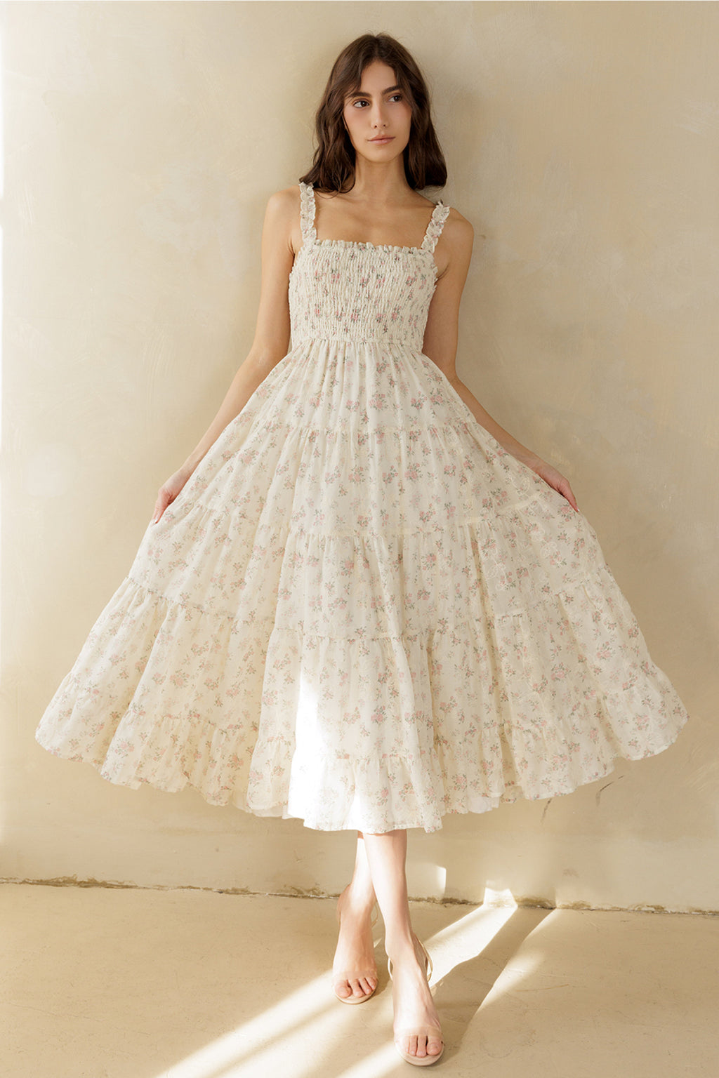 chinese dress ladies Floral Maxi Dress – Luxe Leisure