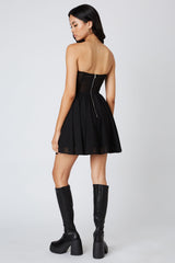 Mesh Corset Mini Dress