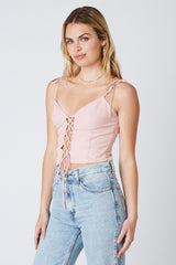 Lace Up Cami Tank
