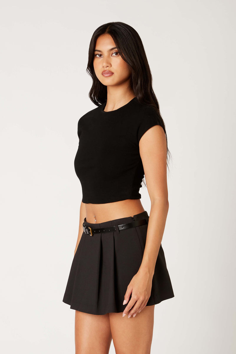 Crewneck Cropped Top