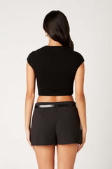 Crewneck Cropped Top