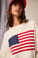 American flag Long-sleeved Top