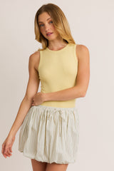 Round Neck Sleeveless Bodysuit