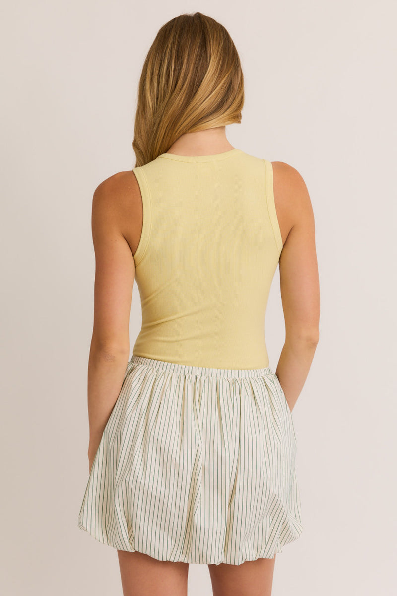 Round Neck Sleeveless Bodysuit