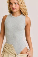 Round Neck Sleeveless Bodysuit